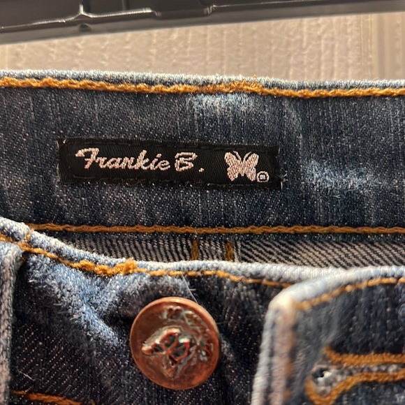 Frankie B Jeans with Green symbols on Back Pockets - Picture 6 of 13